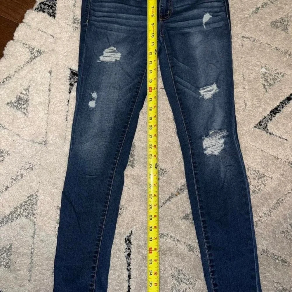 AE AMERICAN EAGLE SIZE 6‎ CURVY HI RISE JEGGING THE DREAM JEAN WOMENS JEANS